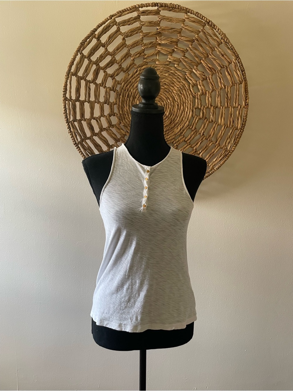 Nation LTD White Pima Cotton Tank Top